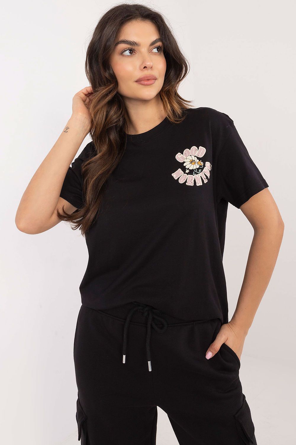   Tshirt Damski Model D12022AC02645F Black - Sublevel 