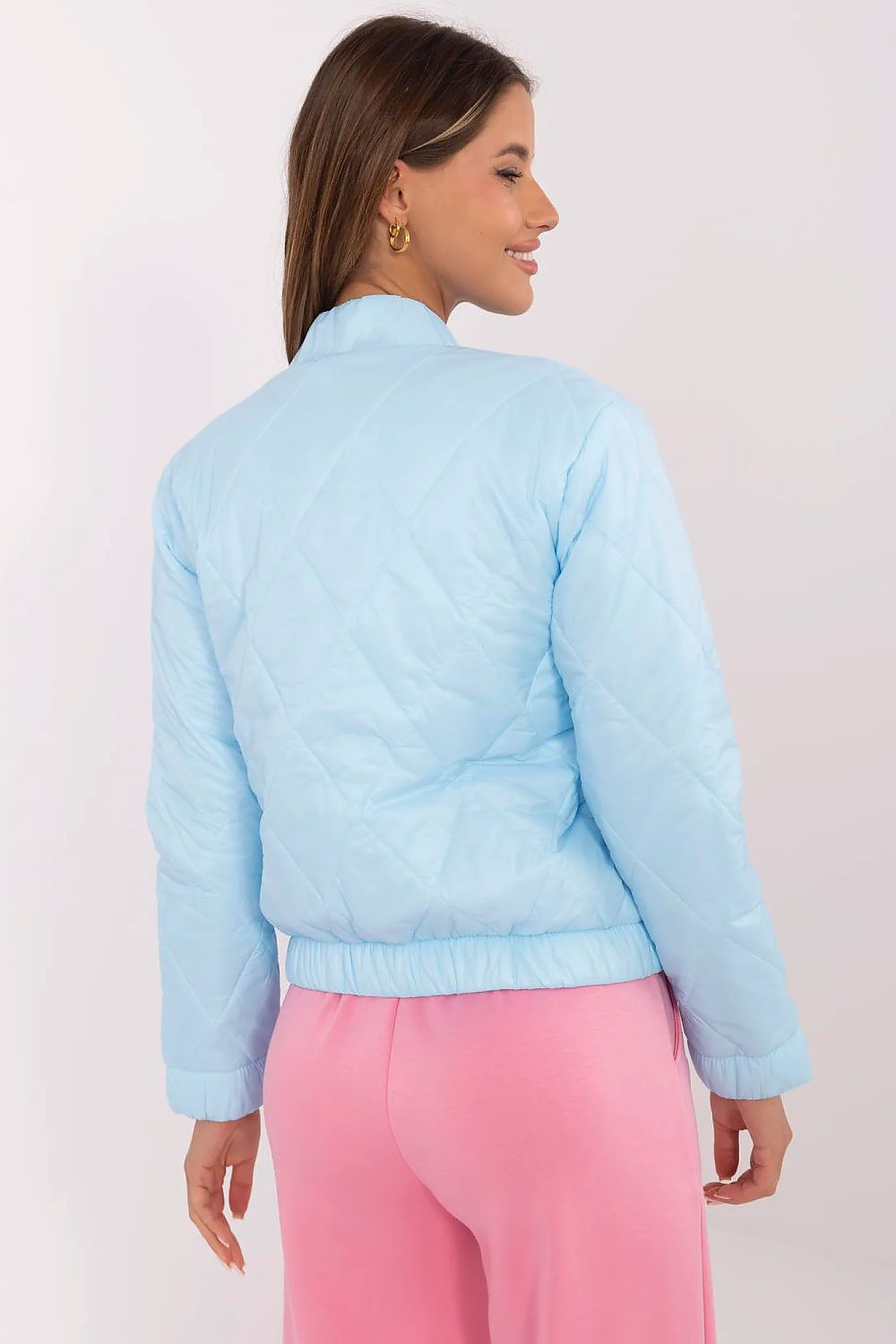   Kurtka Damska Model MI-KR-88357.69P Light Blue - Italy Moda 