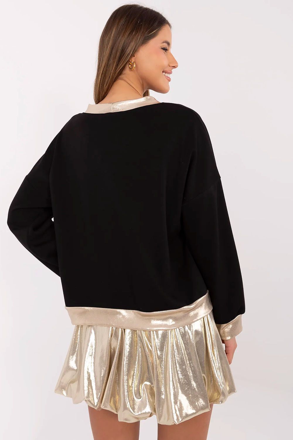   Bluza Damska Model MI-BL-61789.24 Black - Italy Moda 
