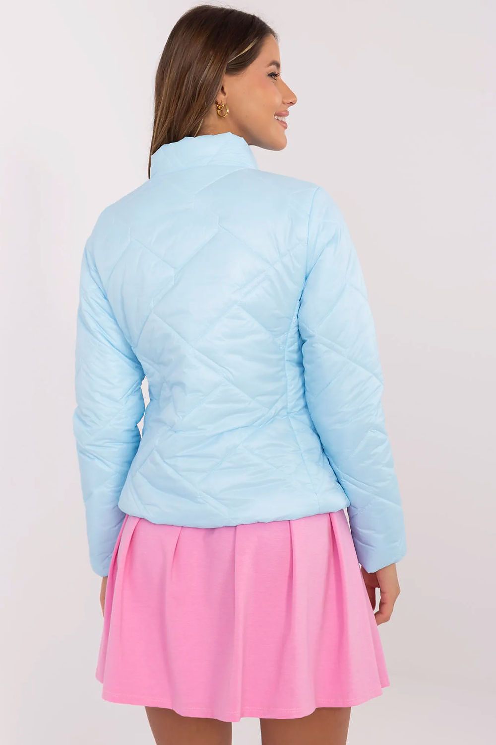   Kurtka Damska Model MI-KR-88630.60P Light Blue - Italy Moda 