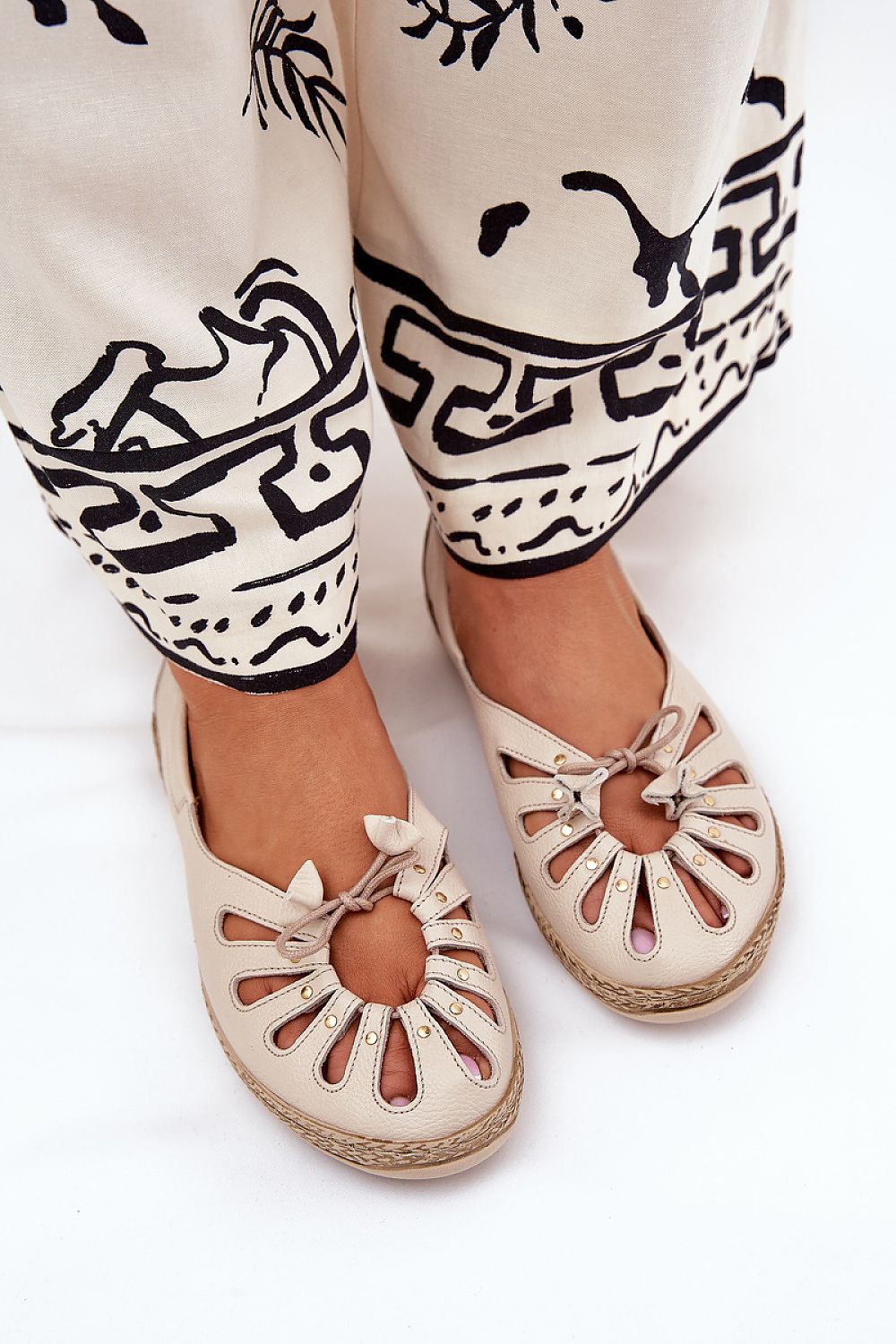   Baleriny Model Zazoo 10179 Beige - Step in style 