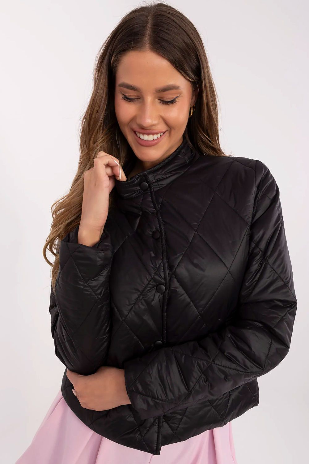   Kurtka Damska Model MI-KR-88366.73P Black - Italy Moda 