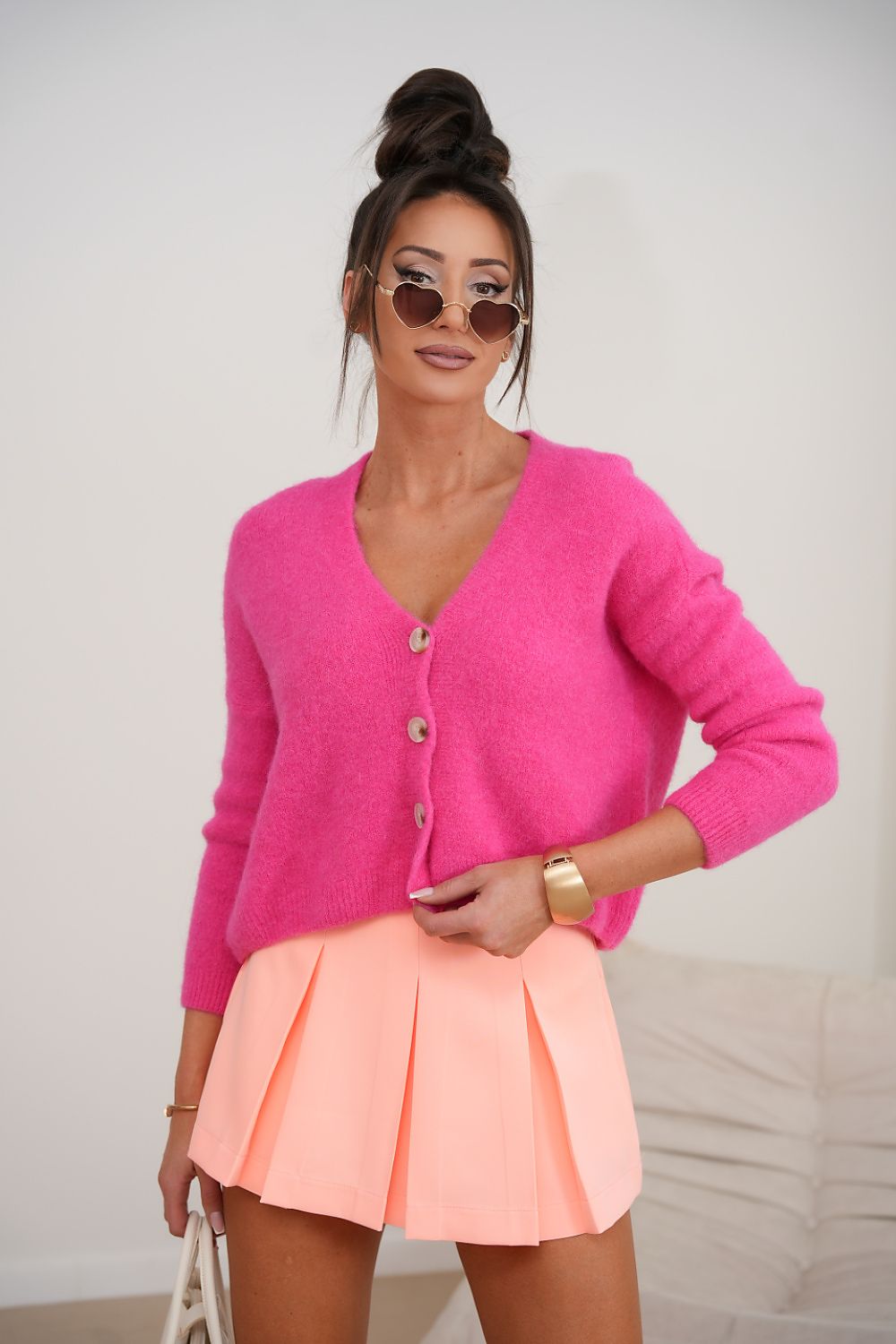  Sweter Damski Model Charli 209419762 Fuksja - LaBalancia 