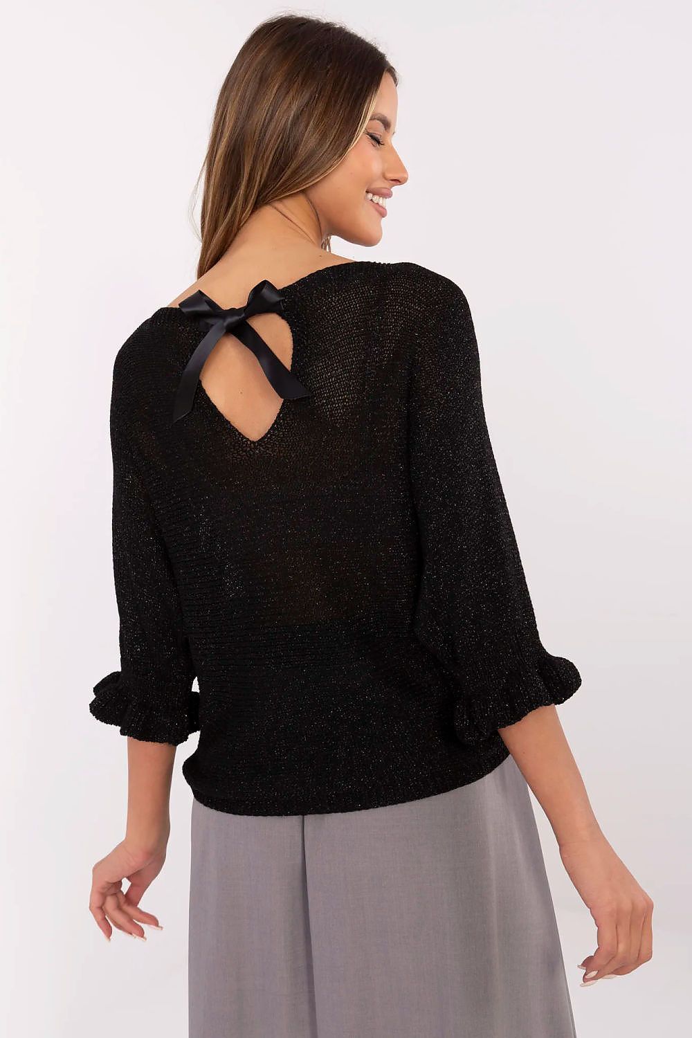   Sweter Damski Model MI-SW-2502.60 Black - Italy Moda 