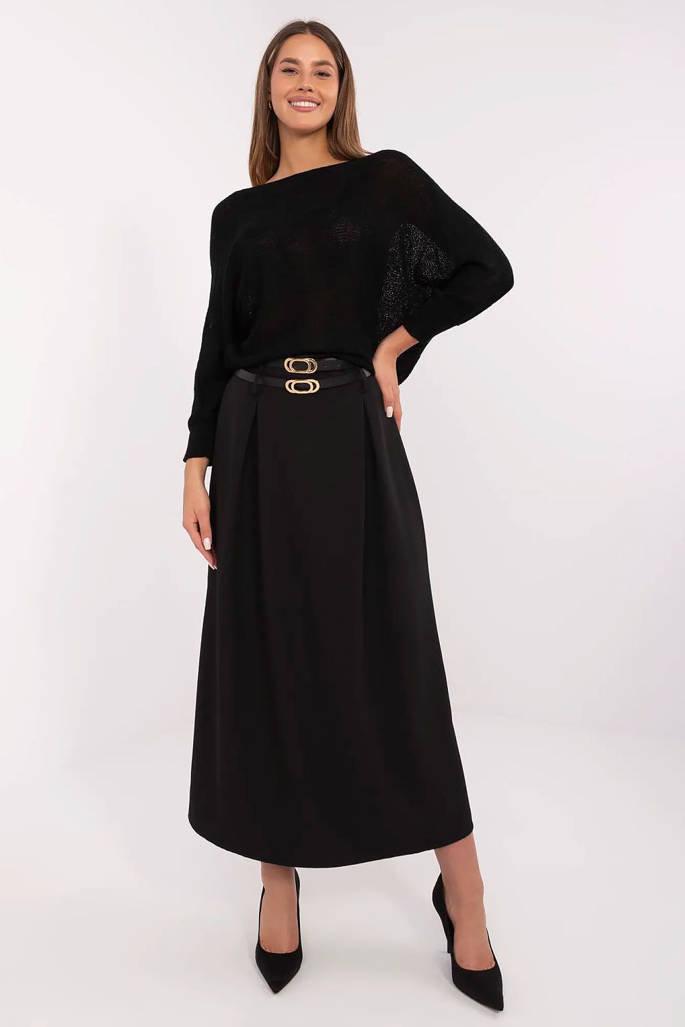  Spódnica Model MI-SD-88660.83 Black - Italy Moda 