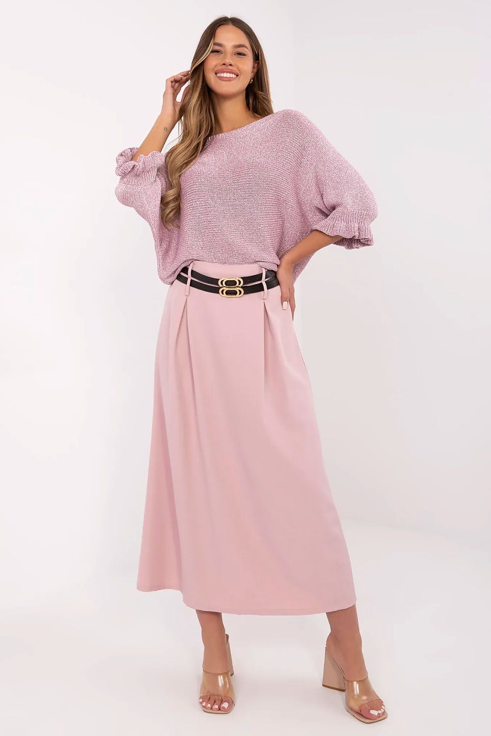  Spódnica Model MI-SD-88660.83 Light Pink - Italy Moda 