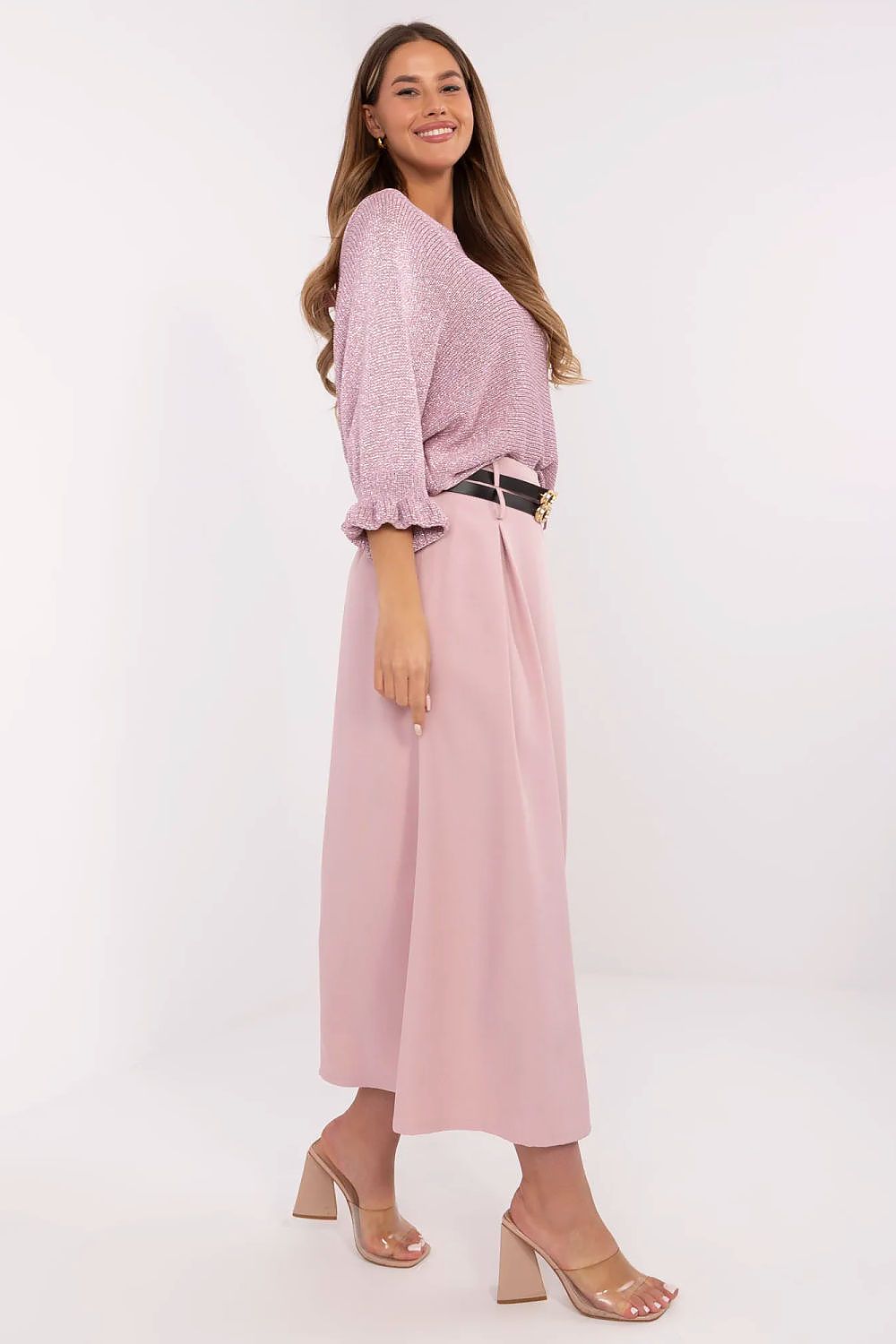  Spódnica Model MI-SD-88660.83 Light Pink - Italy Moda 