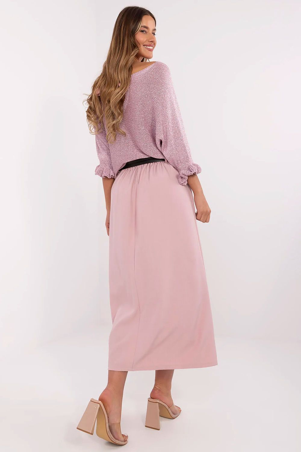  Spódnica Model MI-SD-88660.83 Light Pink - Italy Moda 