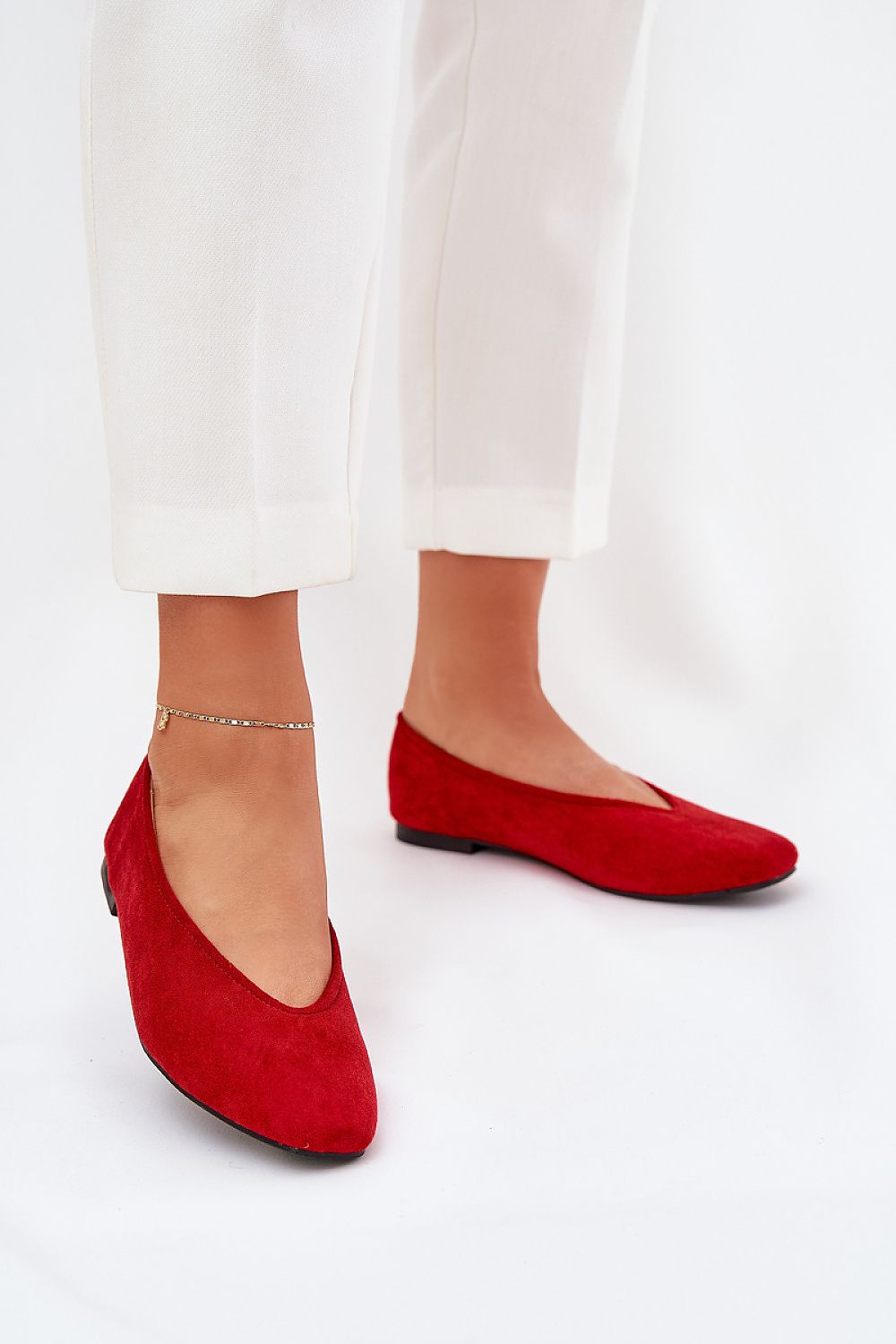   Baleriny Model Osallin QQ-202 Red - Step in style 