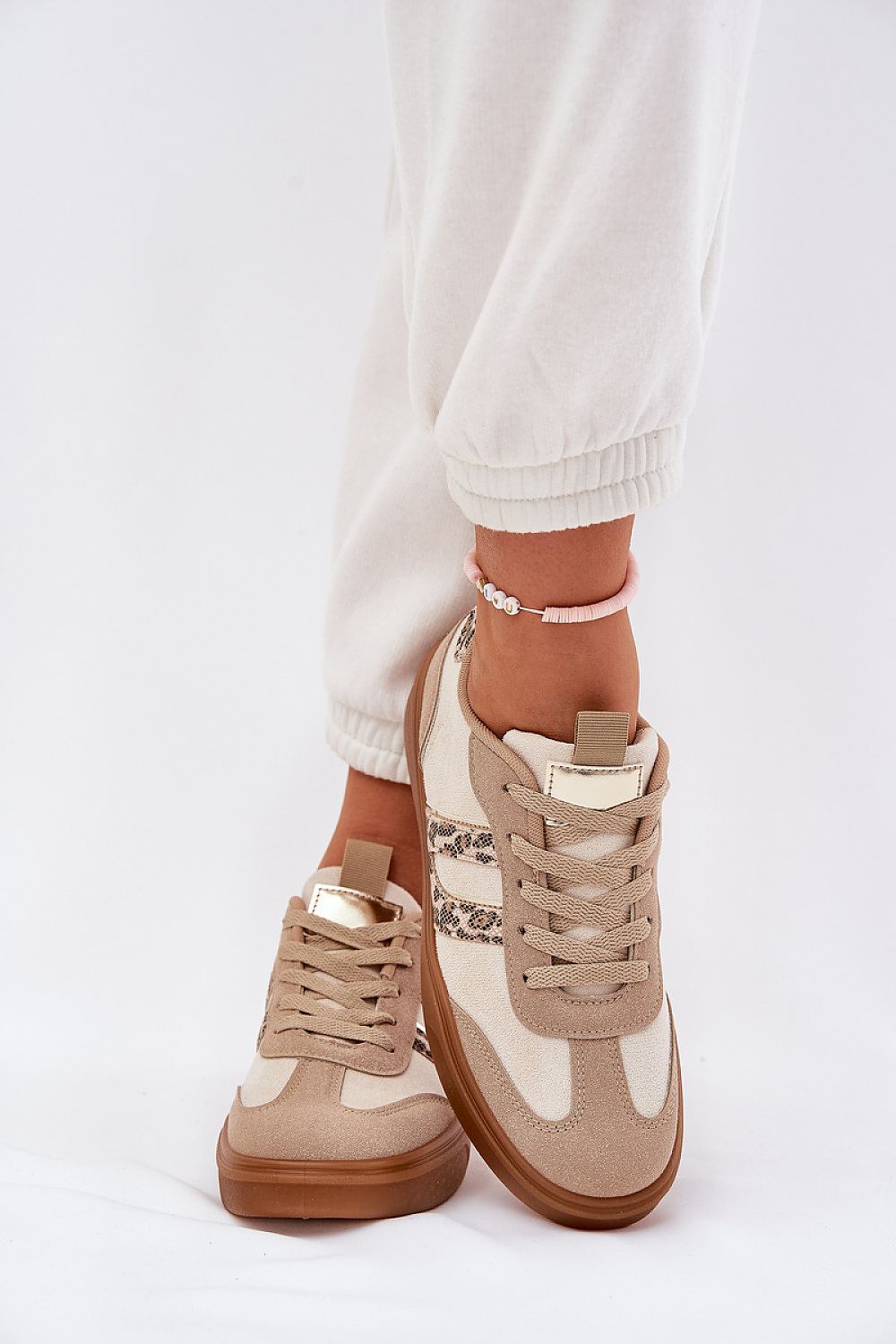   Buty Sportowe Model Satylies 1W-N16 Panterka/Beige - Step in style 