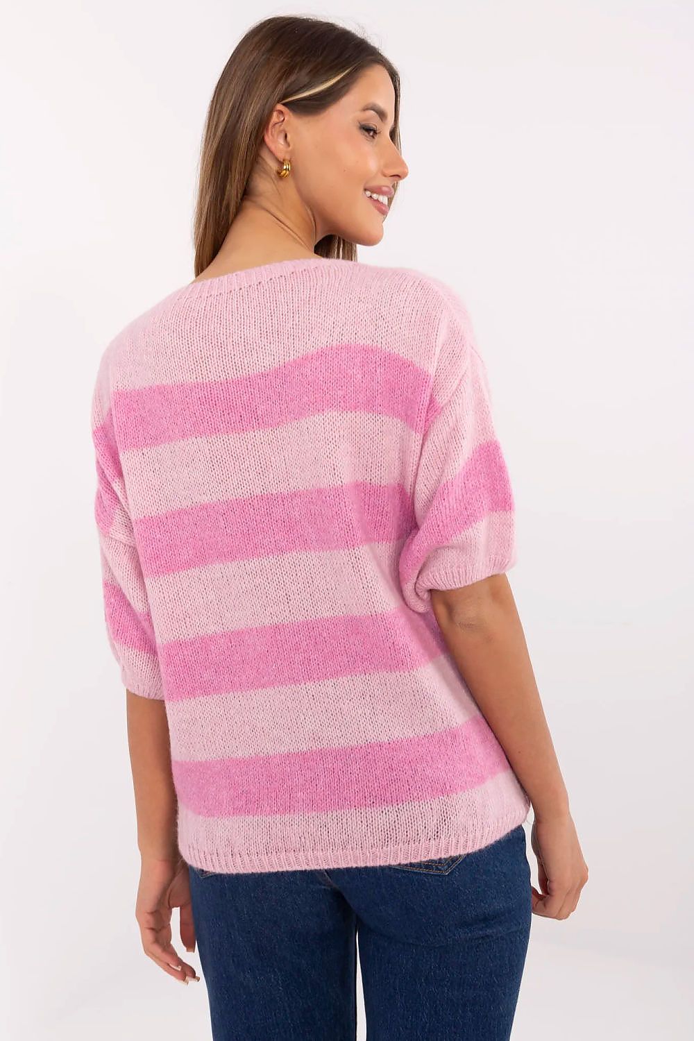   Sweter Damski Model MI-SW-2503.84 Pink - Italy Moda 