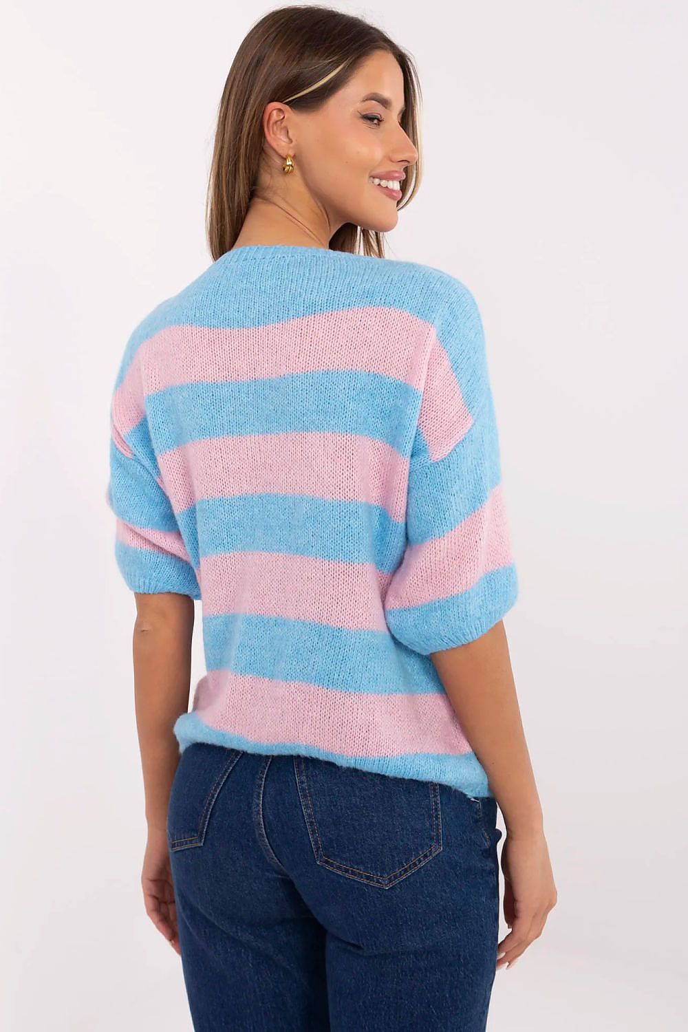   Sweter Damski Model MI-SW-2503.84 Blue - Italy Moda 
