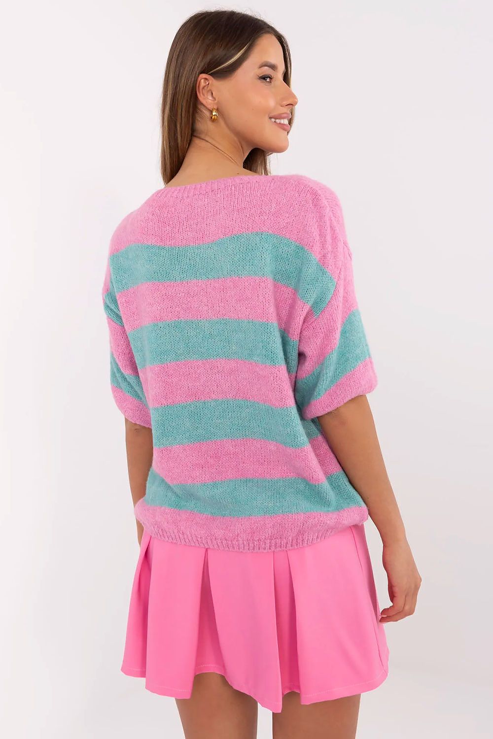   Sweter Damski Model MI-SW-2503.84 Mint - Italy Moda 
