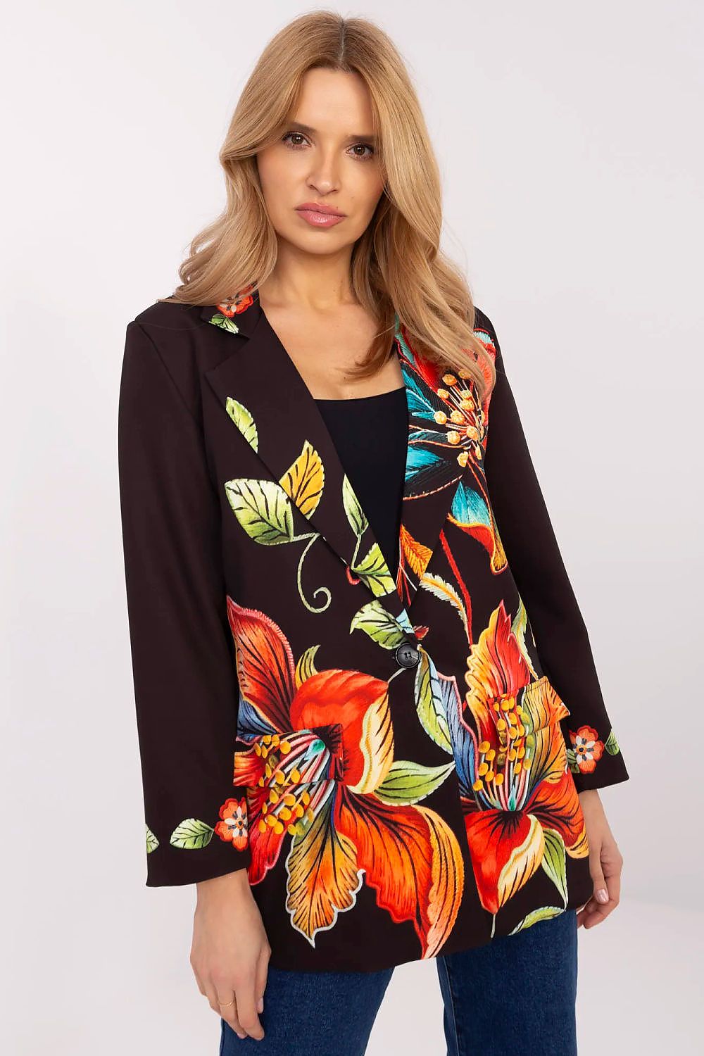   Marynarka Model DHJ-MA-18525-31.87 Black - Italy Moda 