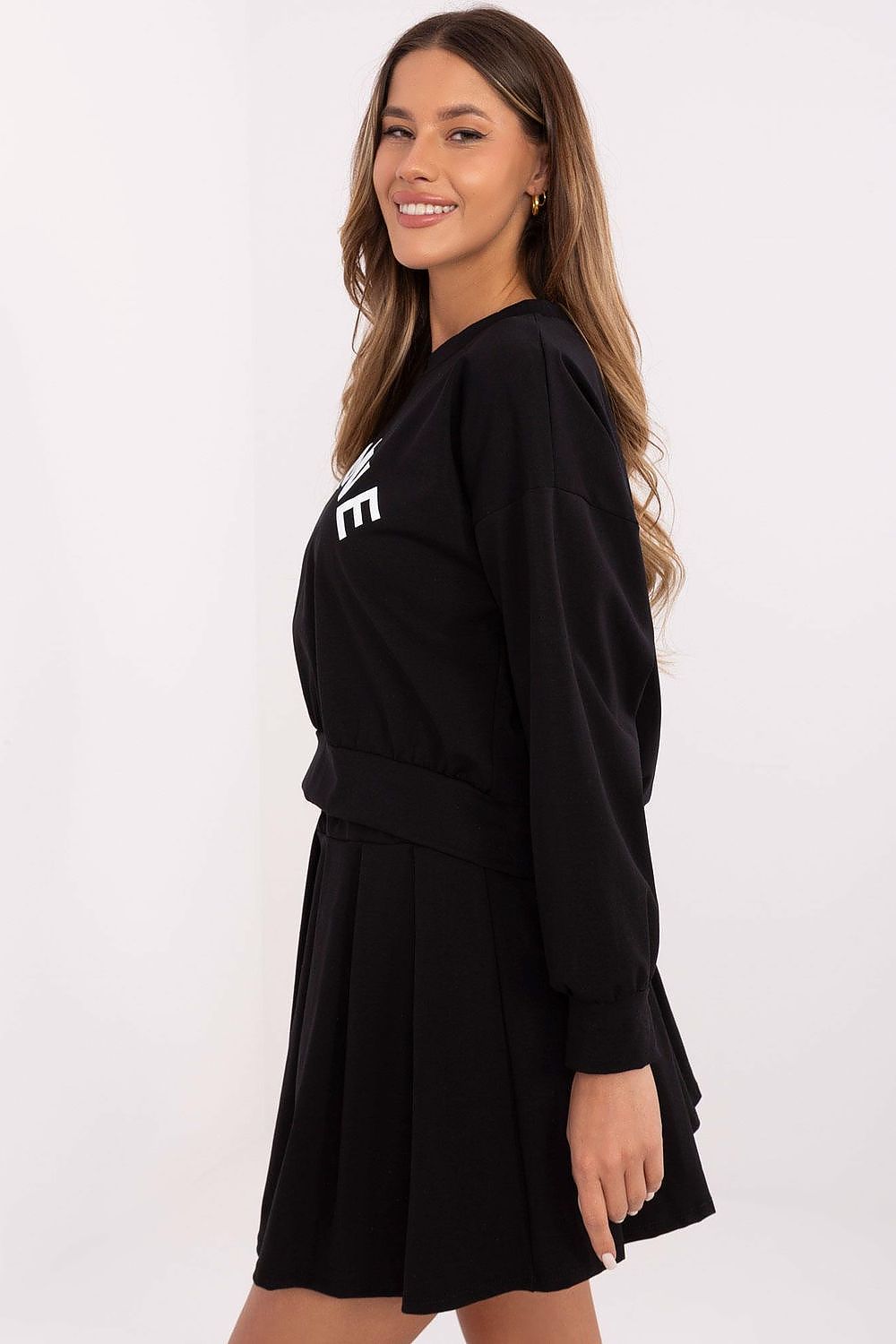  Spódnica Komplet Model MI-KMPL-M6158.92 Black - Italy Moda 