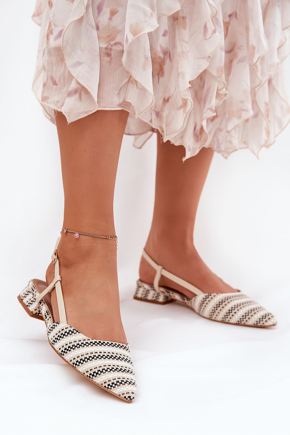   Baleriny Model Abroes 5211 Beige - Step in style 