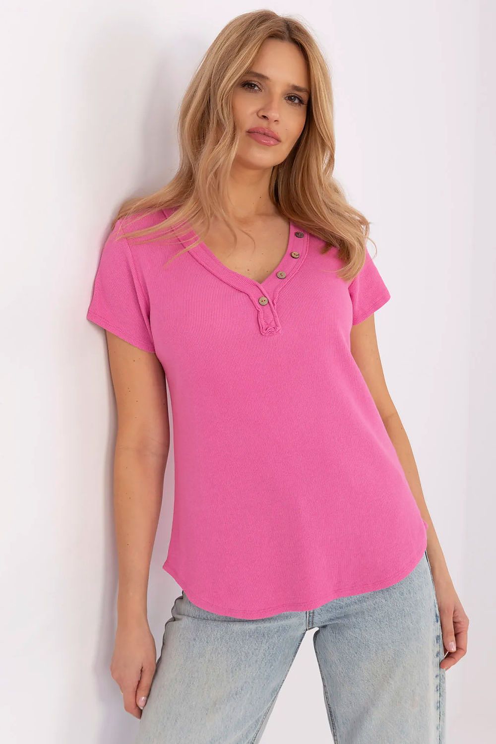   Bluzka Model DHJ-BZ-25168.00 Pink - Italy Moda 