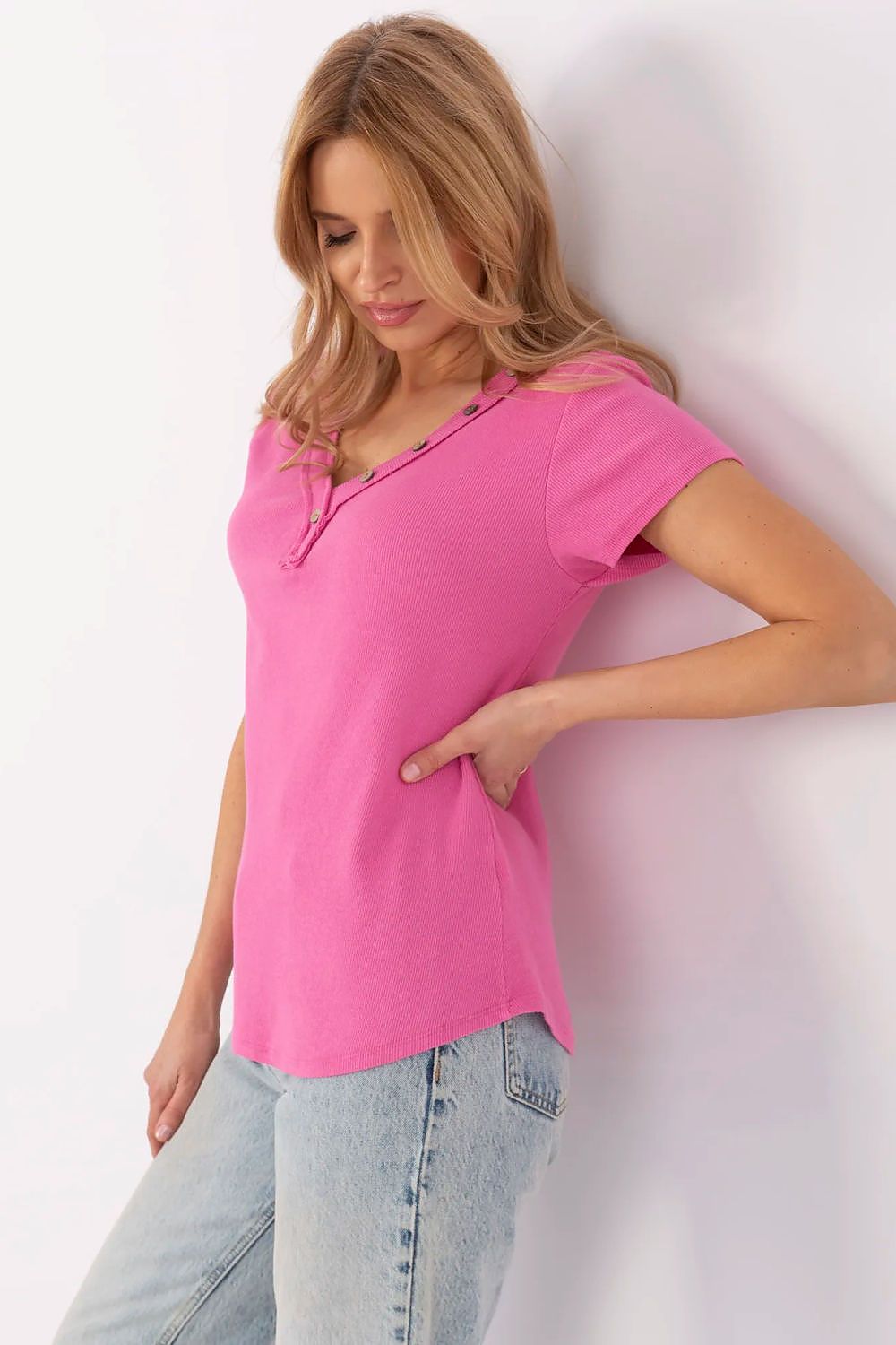   Bluzka Model DHJ-BZ-25168.00 Pink - Italy Moda 