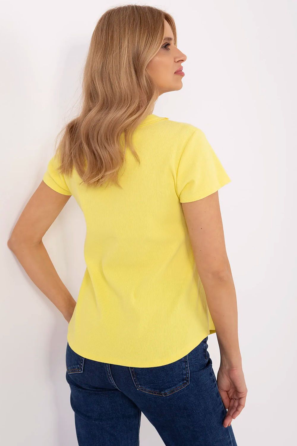  Bluzka Model DHJ-BZ-25168.00 Yellow - Italy Moda 