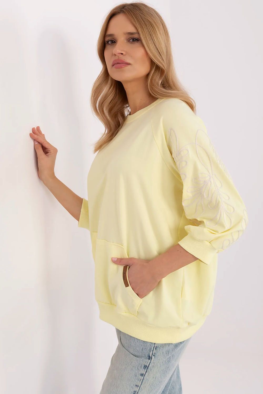   Bluza Damska Model RV-BZ-A367.26 Light Yellow - Relevance 