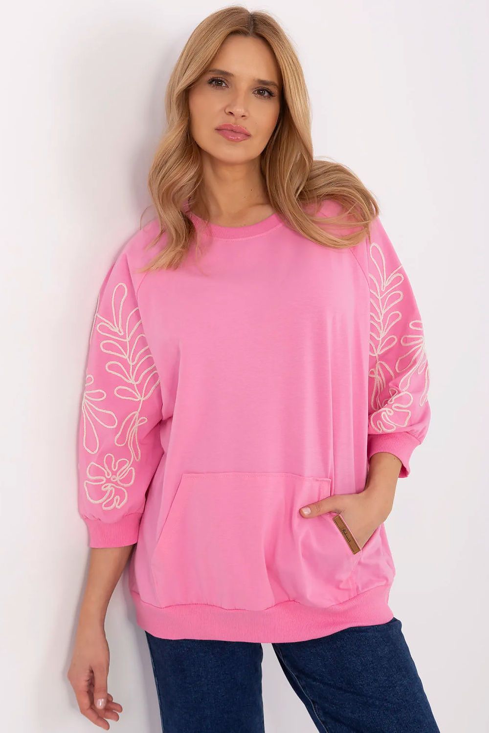   Bluza Damska Model RV-BZ-A367.26 Pink - Relevance 