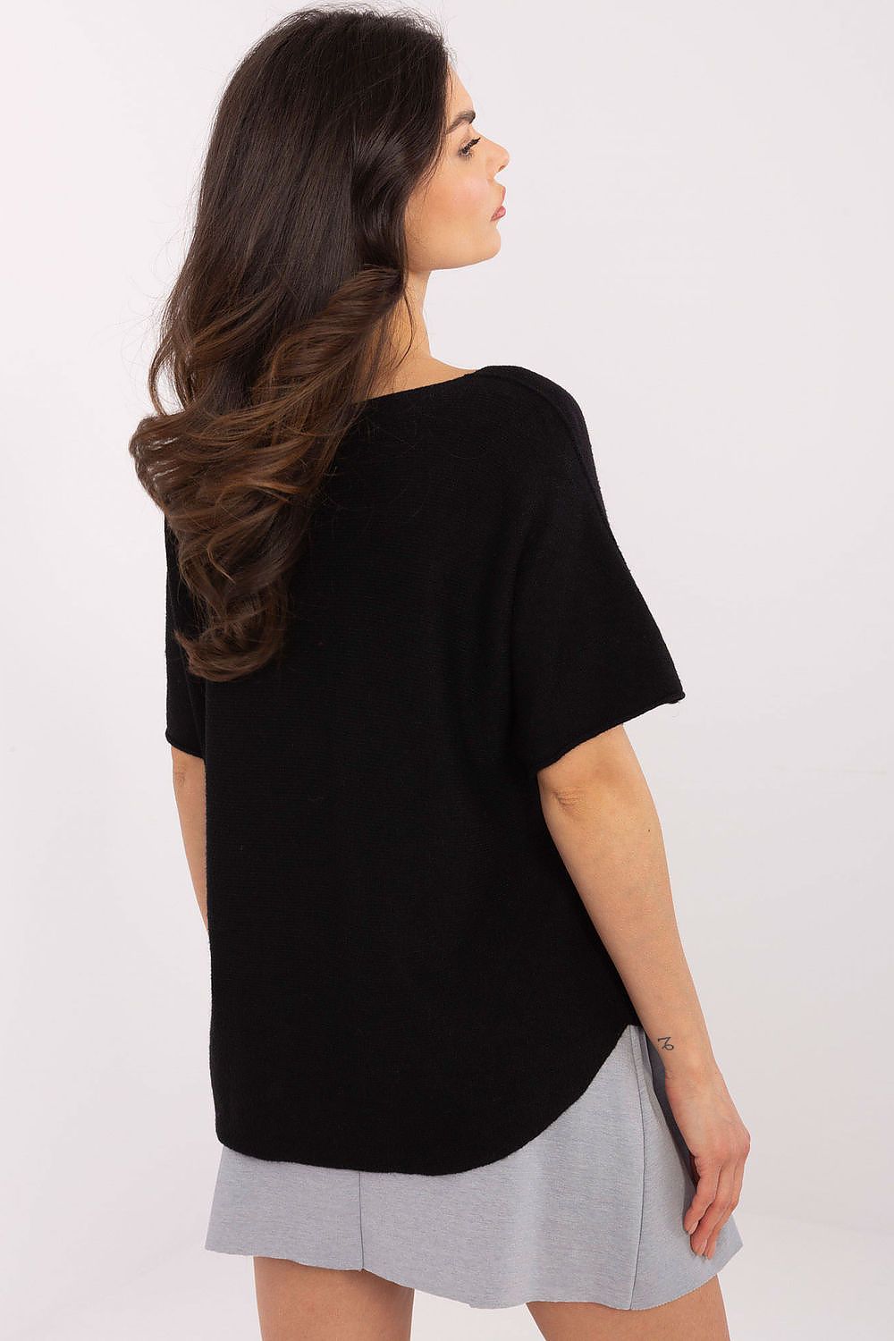  Sweter Damski Model MO-SW-0702.36 Black - Italy Moda 