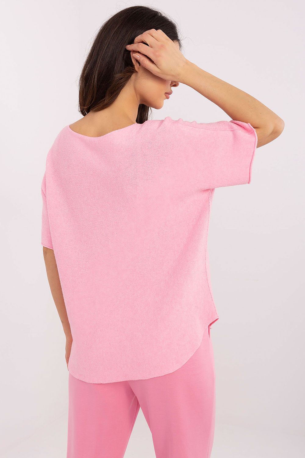   Sweter Damski Model MO-SW-0702.36 Light Pink - Italy Moda 