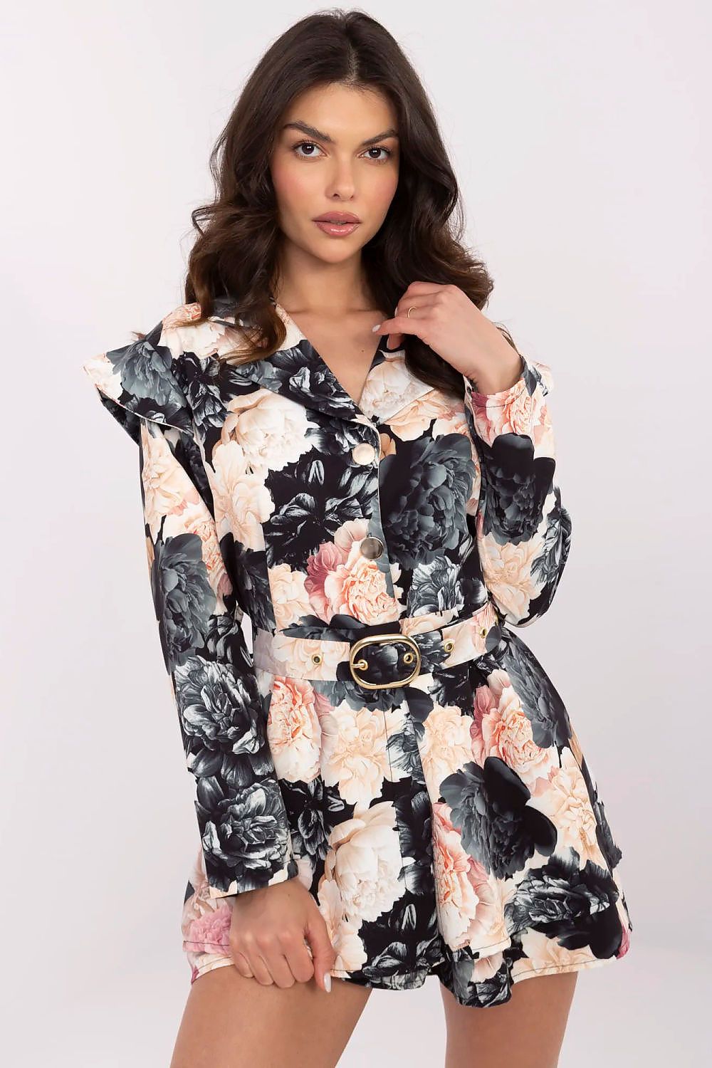   Kombinezon Model DHJ-KO-20615-1.66 Black/Beige - Italy Moda 
