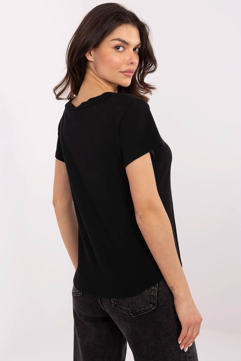   Bluzka Model DHJ-BZ-25168.00 Black - Italy Moda 