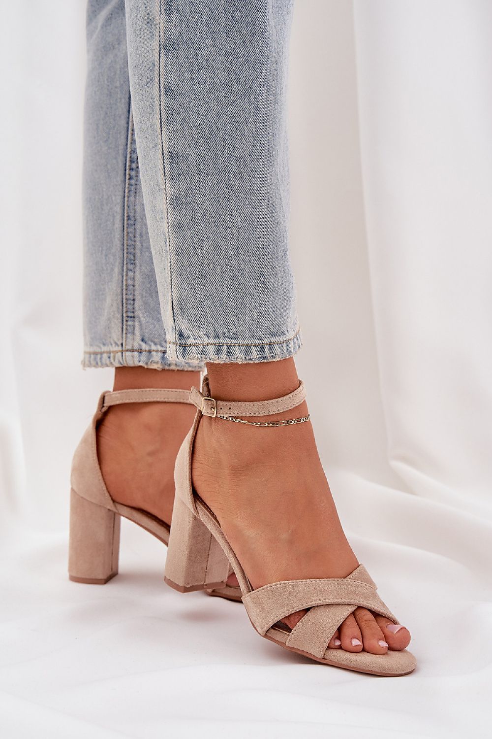  Sandały Model Saniffia TU279P Beige - Step in style 
