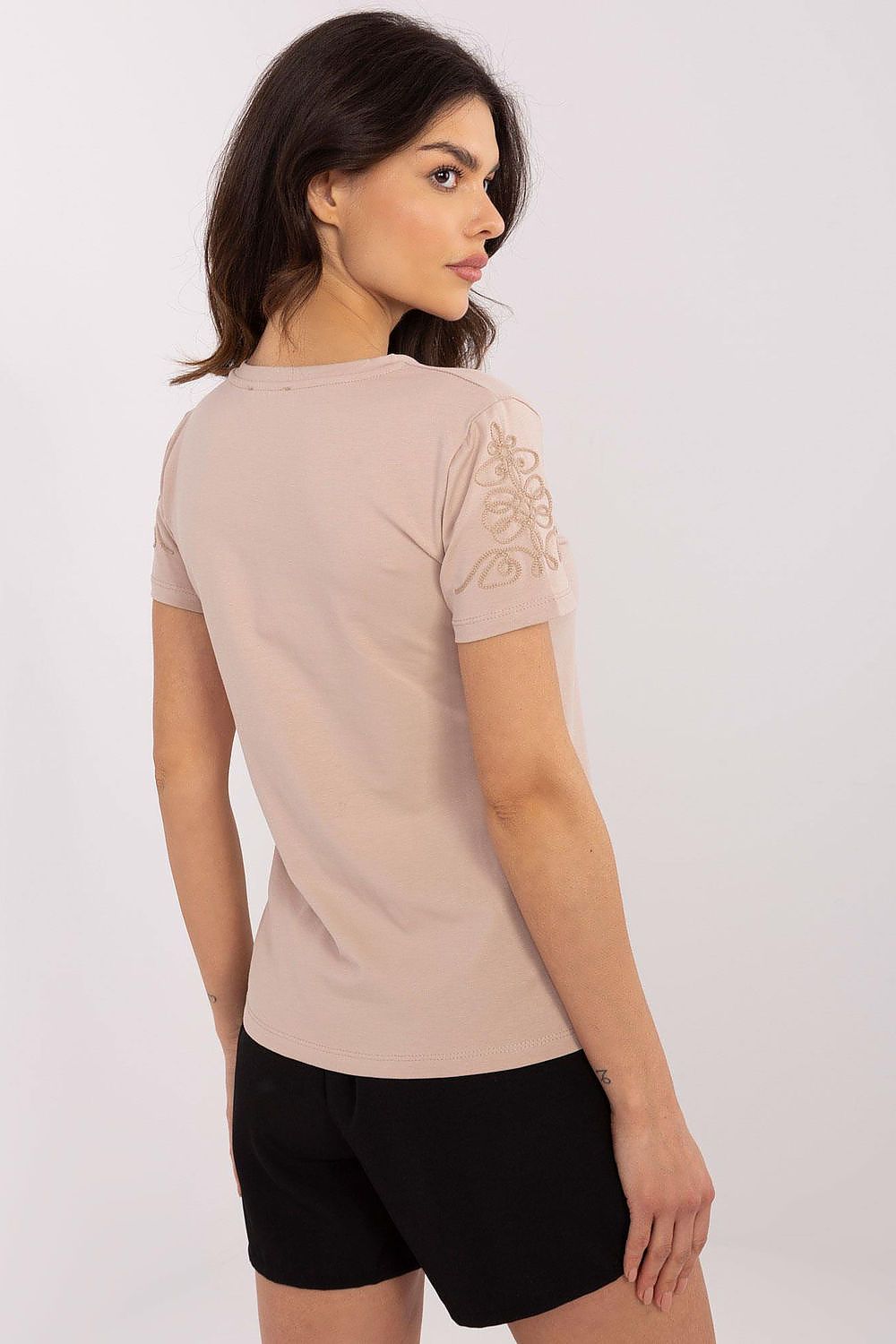   Tshirt Damski Model RV-TS-A518.39 Beige - Relevance 