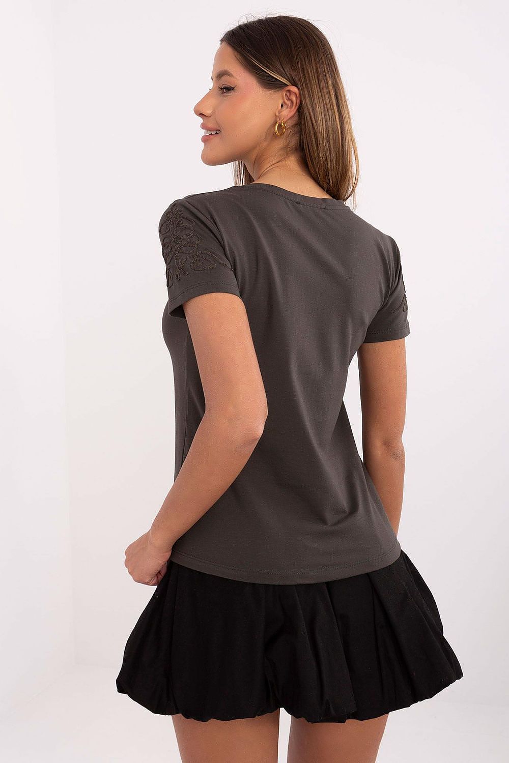   Tshirt Damski Model RV-TS-A518.55 Khaki - Relevance 