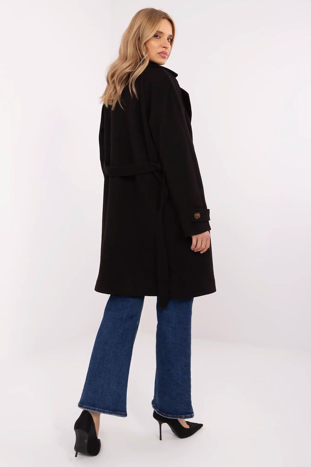   Płaszcz Damski Model TW-PL-BI-2309.86 Black - Och Bella 
