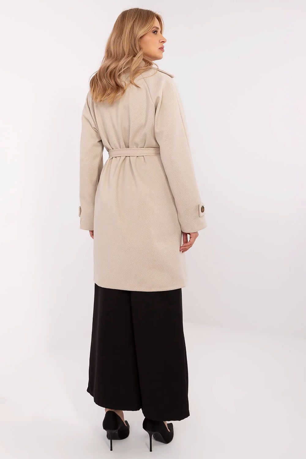   Płaszcz Damski Model TW-PL-BI-2309.86 Beige - Och Bella 