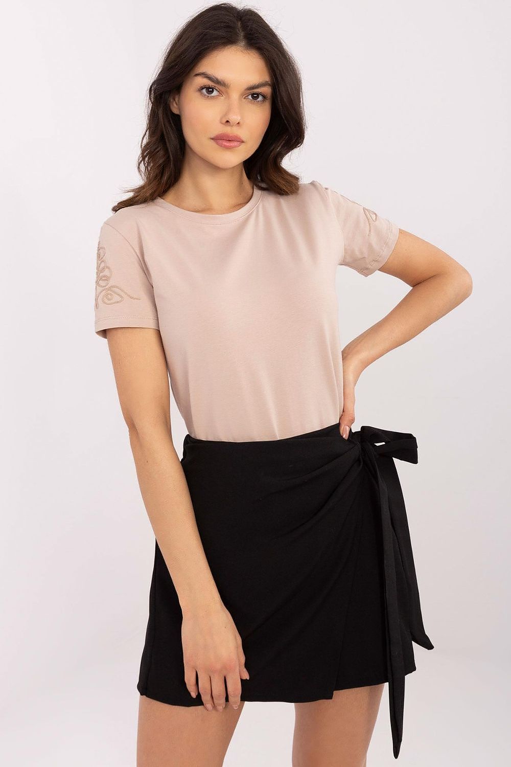   Tshirt Damski Model RV-TS-A518.39 Beige - Relevance 