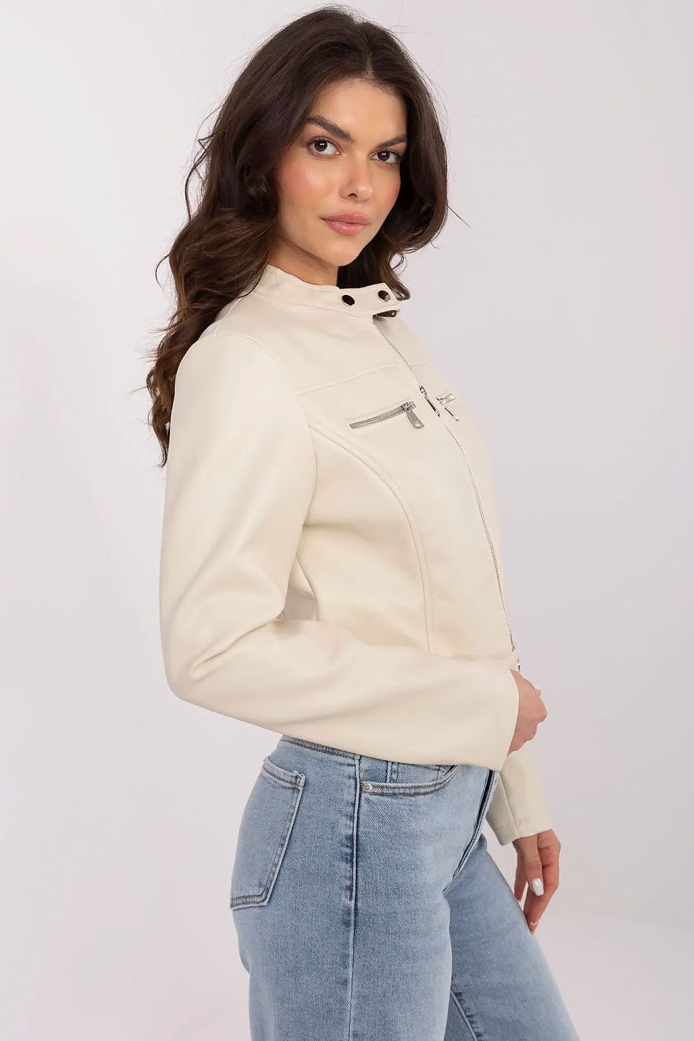   Kurtka Damska Model NM-KR-DA-0933(B).84 Beige - NM 