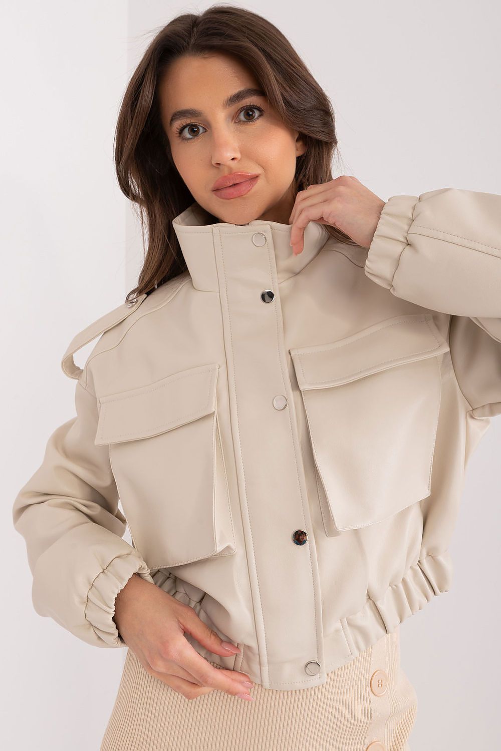   Kurtka Damska Model NM-KR-DA-0937.07 Beige - NM 