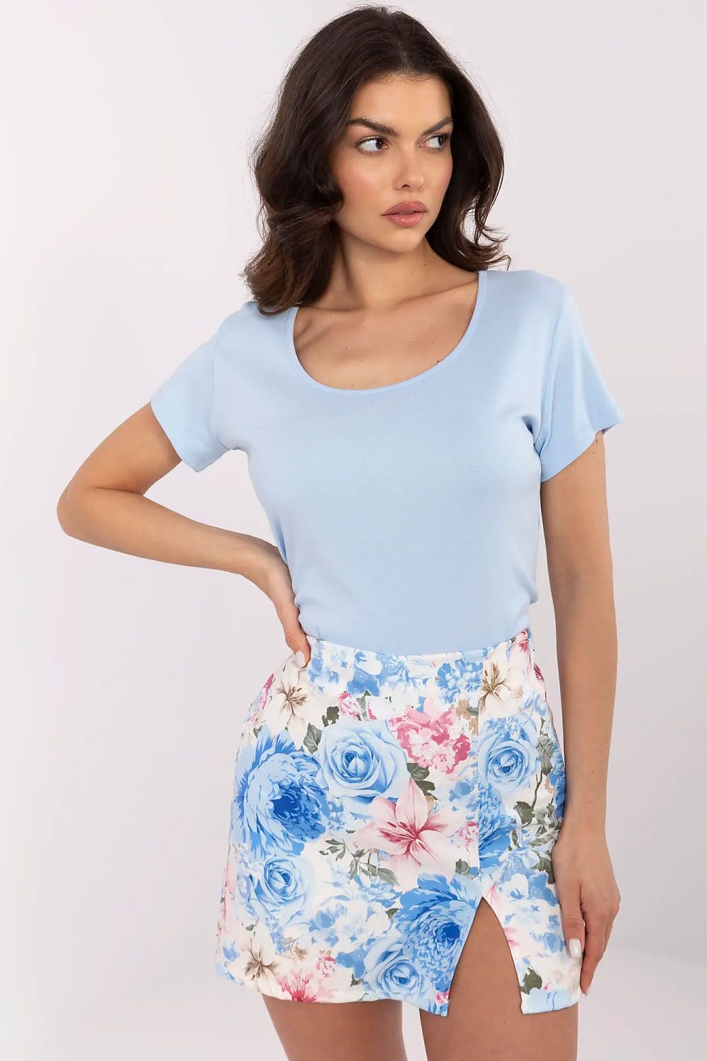   Tshirt Damski Model RV-TS-A557.66P Light Blue - Relevance 