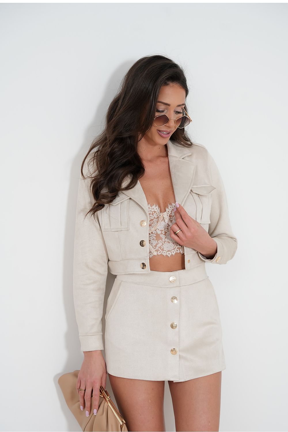  Spódnica Komplet Model Bliss 239770001 Light Beige - LaBalancia 