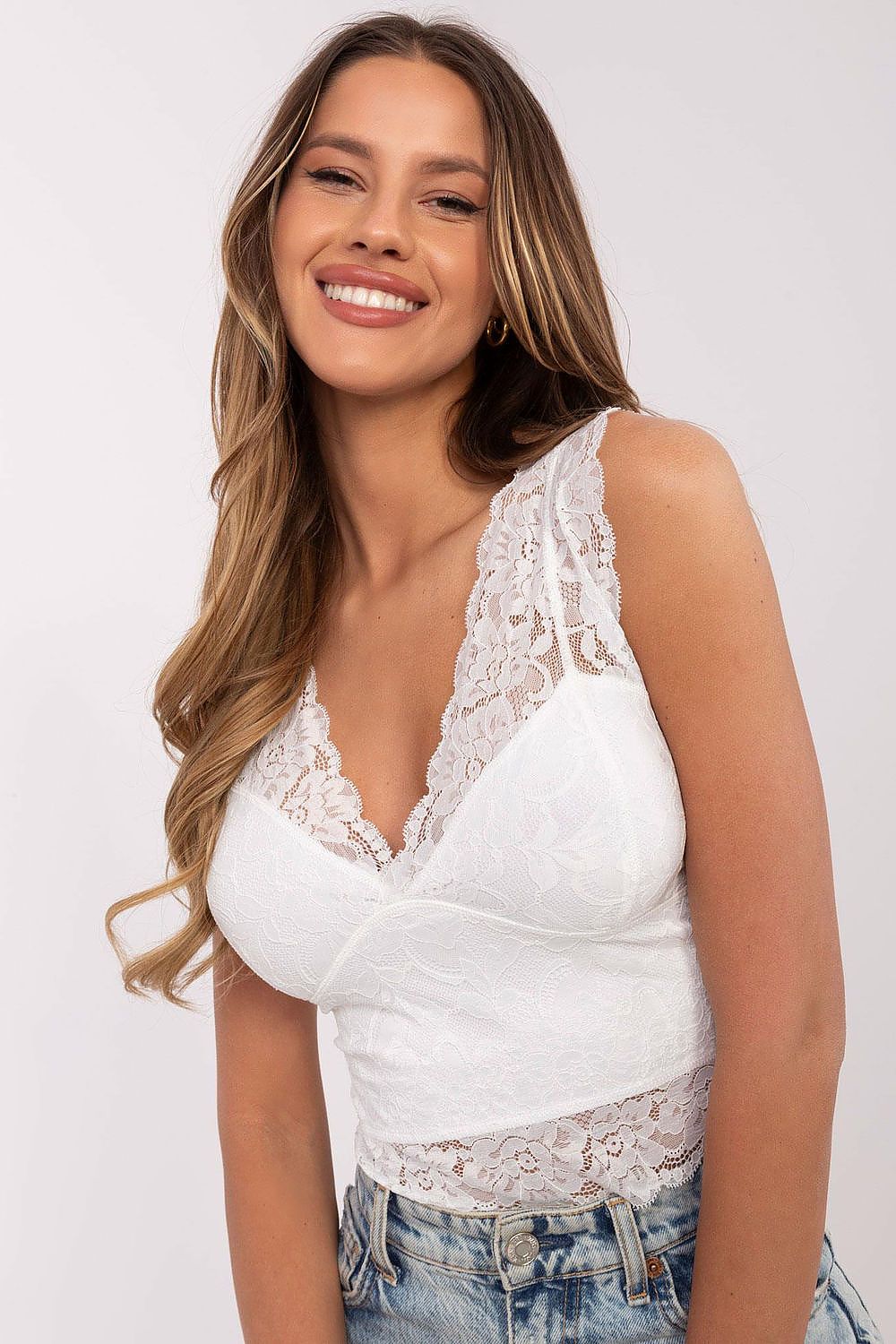  Koszulka Top Model D16048W02345A White - Sublevel 