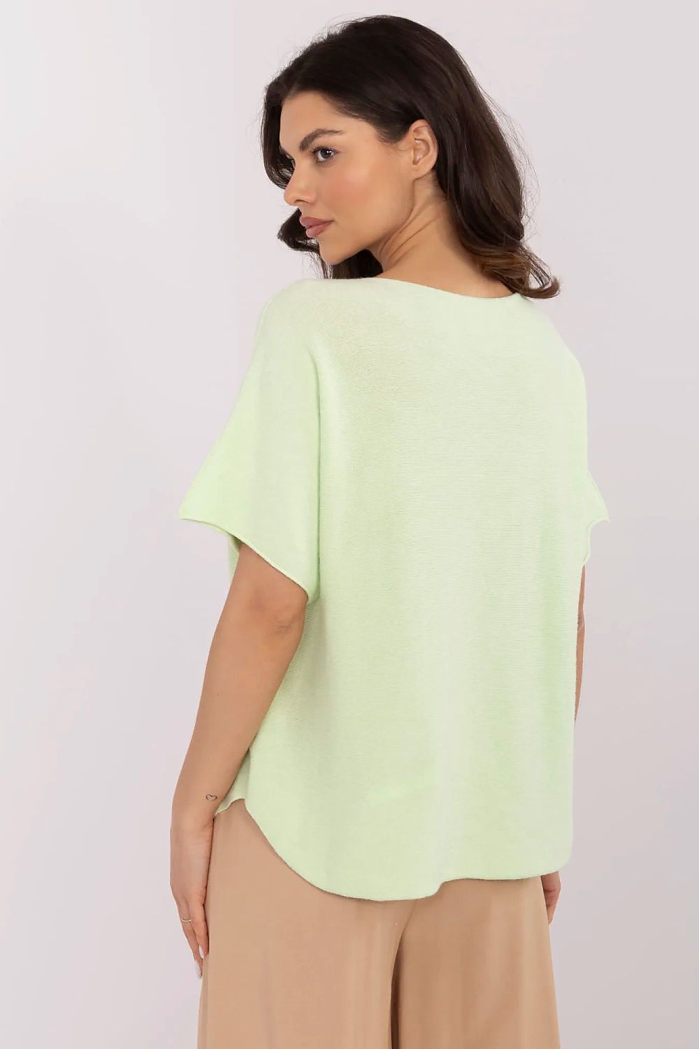   Sweter Damski Model MO-SW-0702.36 Pistacja - Italy Moda 