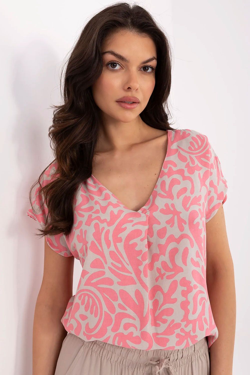   Bluzka Model D73771M11171B Pink - Sublevel 