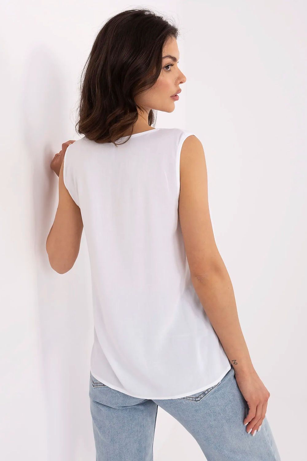   Bluzka Model D73761M11218A White - Sublevel 