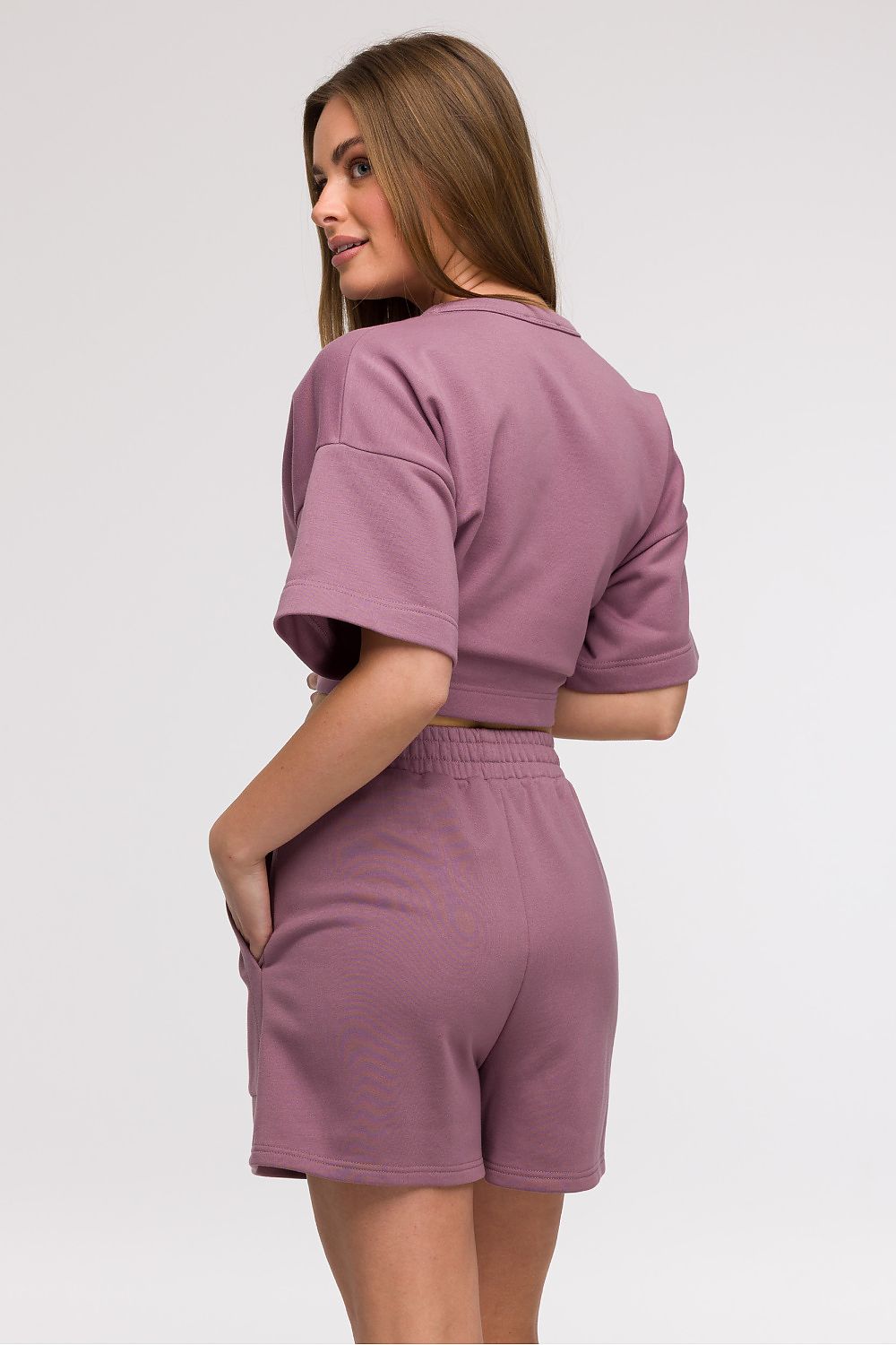   Szorty Damskie Model B295 Wrzos - BeWear 