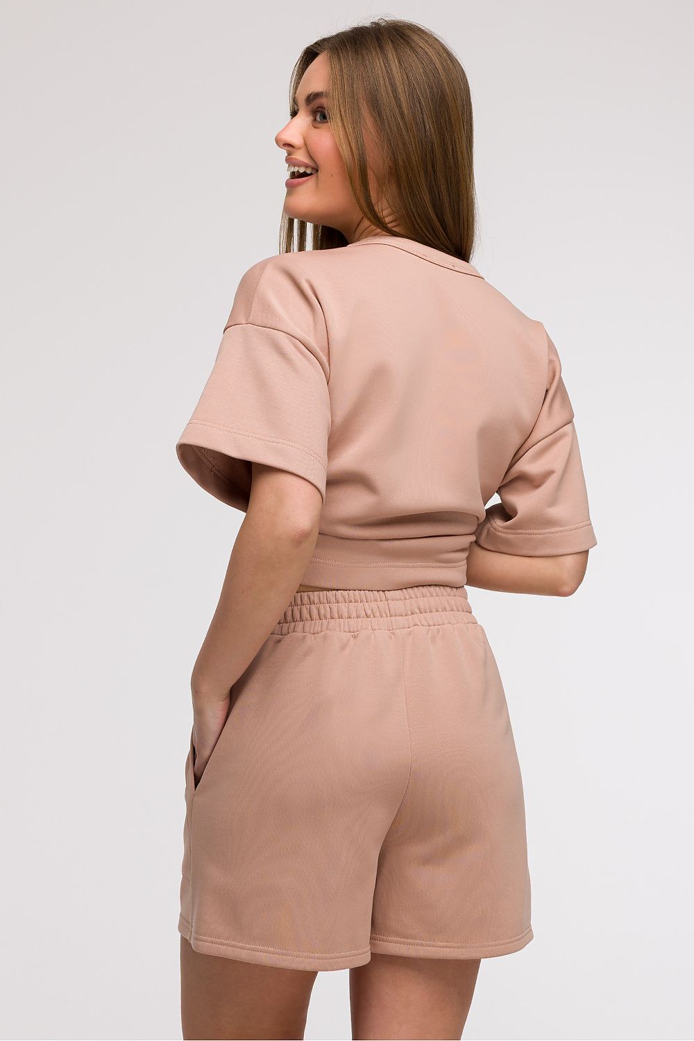   Szorty Damskie Model B295 Mocca - BeWear 