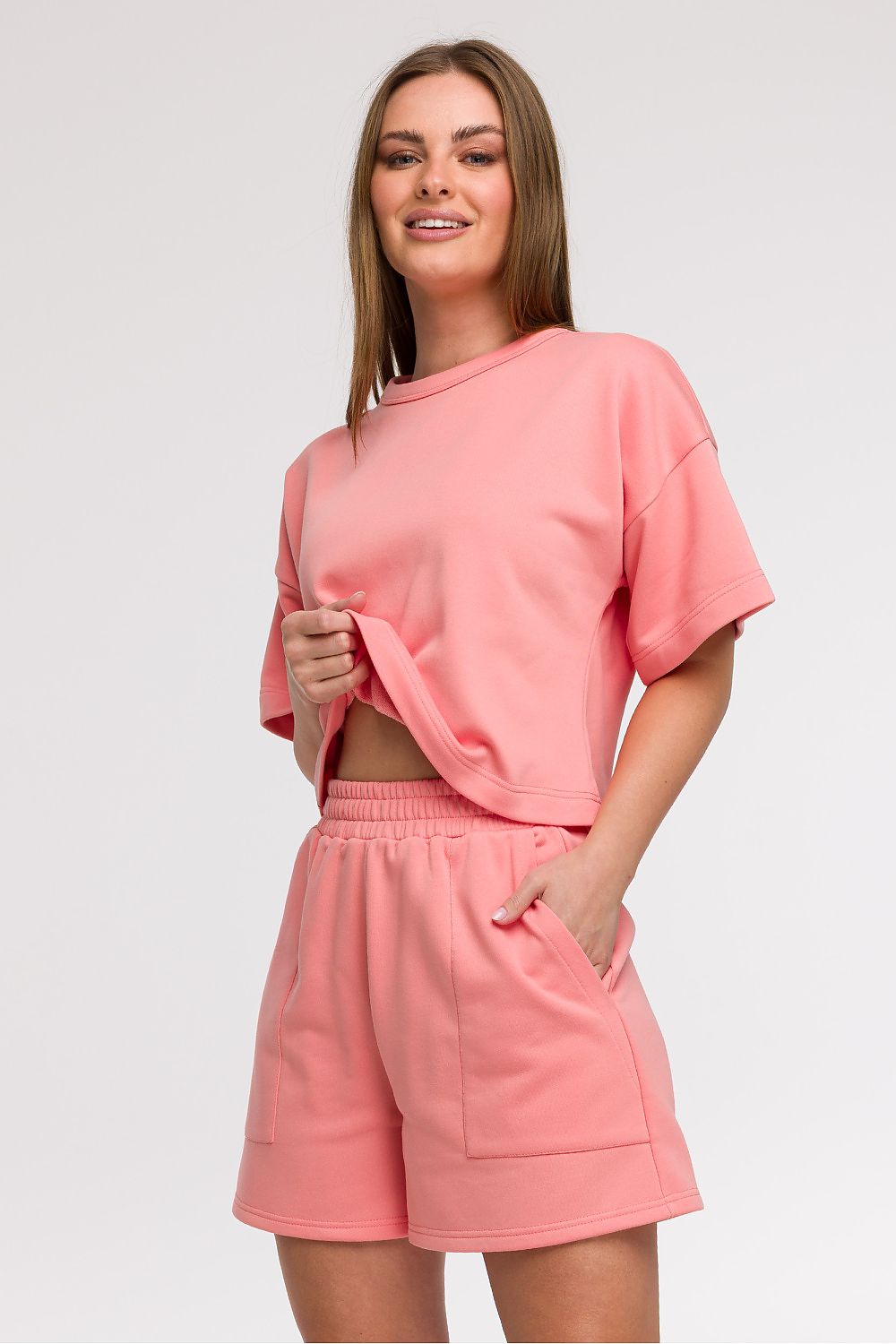   Szorty Damskie Model B295 Coral - BeWear 