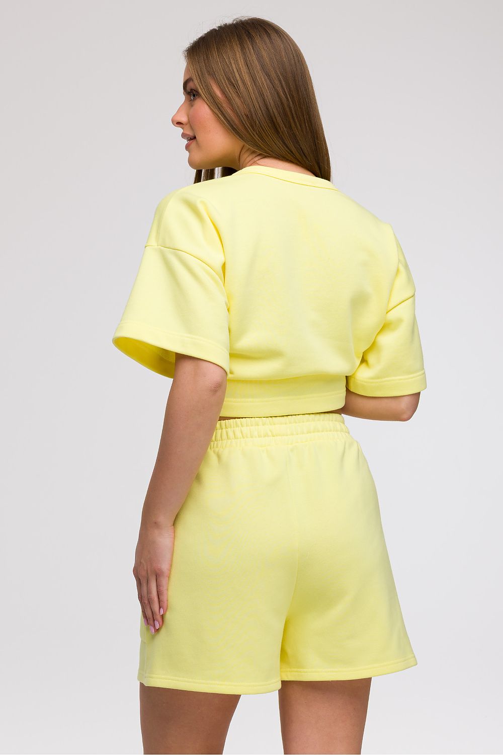   Szorty Damskie Model B295 Cytryna - BeWear 