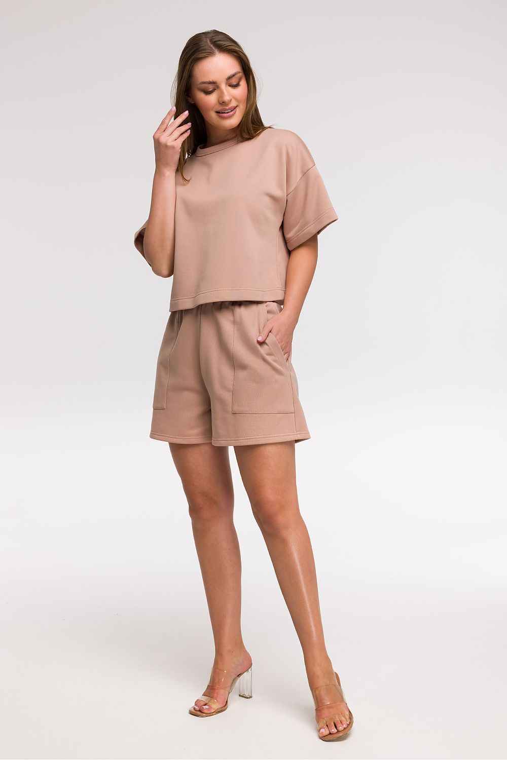   Bluza Damska Model B294 Mocca - BeWear 