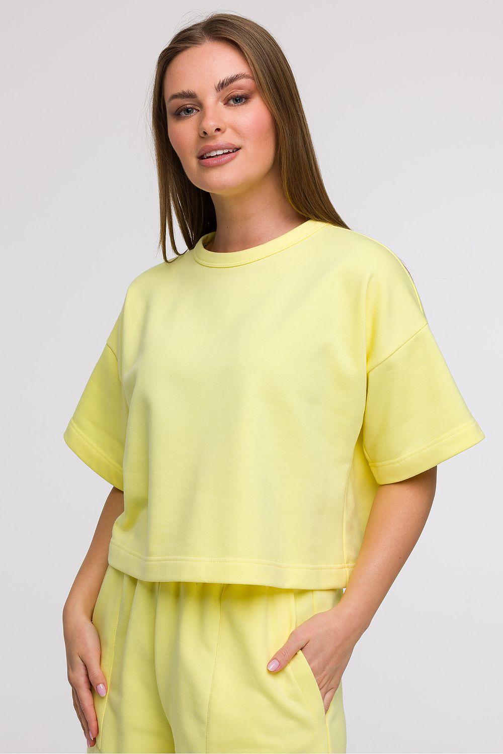   Bluza Damska Model B294 Cytryna - BeWear 