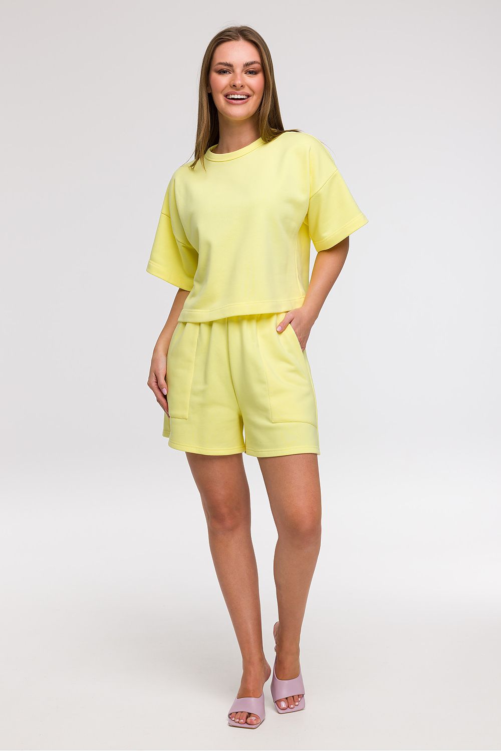   Bluza Damska Model B294 Cytryna - BeWear 